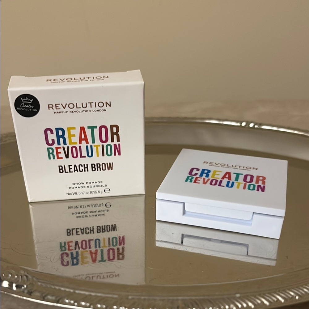 Revolution Creator Bleach Brow Pomade in White NIB